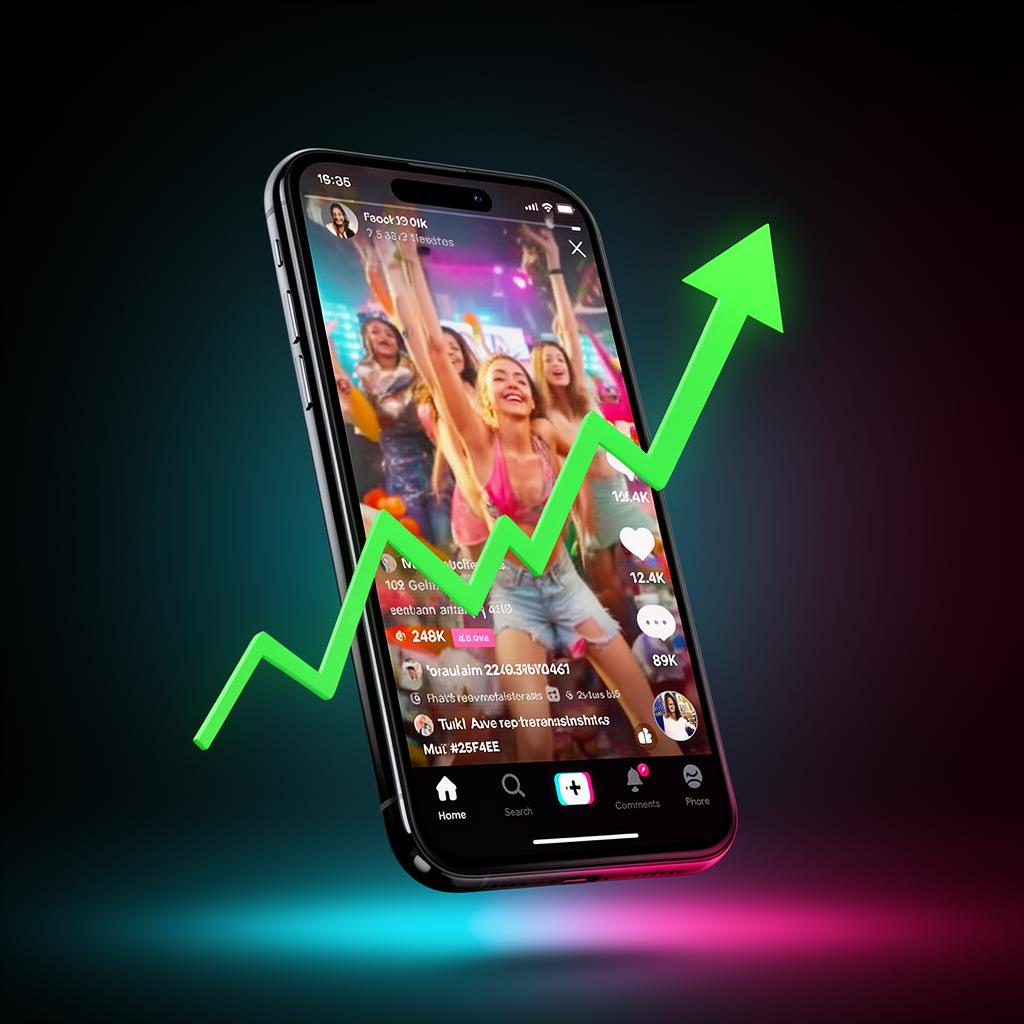 Ads Assistant dashboard showing a viral TikTok video with rising engagement